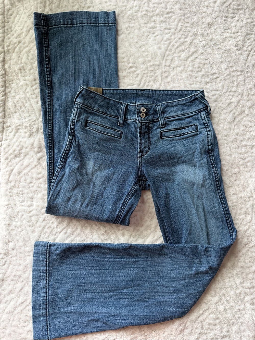 Ariat Trouser Women’s 26S Flare Bootcut Jeans Medium Wash Stretch